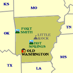 Arkansas Minimap