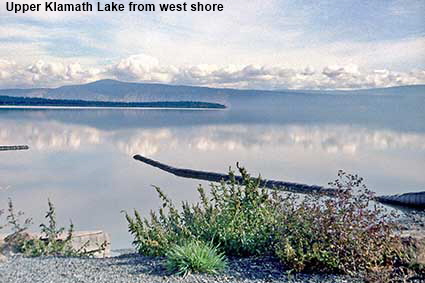 Upper Klamath Lake from west shore, OR, USA