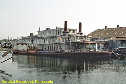  Derelict Riverboat, Pensacola, FL, USA