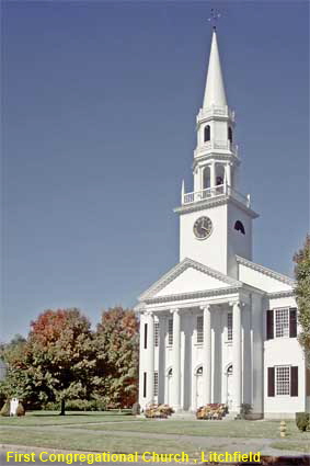 Litchfield church, CT, USA