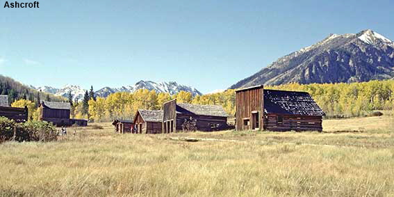Ashcroft Ghost Town near Aspen, CO, USA  Ashcroft Ghost Town near Aspen, CO, USA