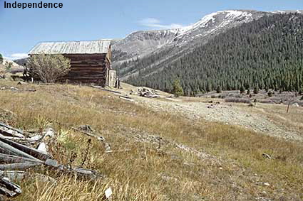 Independence Ghost Town near Aspen, CO, USA  Independence Ghost Town near Aspen, CO, USA