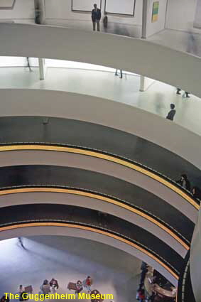  Interior of the Guggenheim Museum, New York City, NY, USA