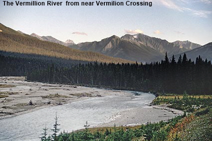 The Vermillion River  near Vermilion Crossing, Kootenay National Park,BC, Canada