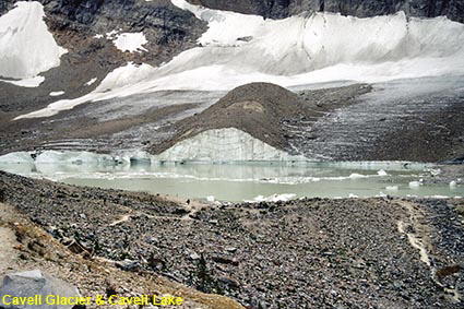 Cavell Glacier & Cavell Lake, Jasper National Park, Alberta, Canada