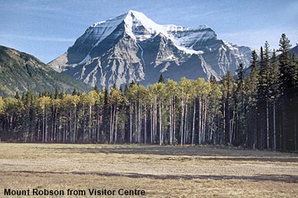  Mount Robson from Visitor Centre, BC, Canada