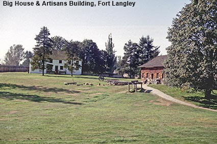  Big House & Artisans Building, Fort Langley, BC, Canada
