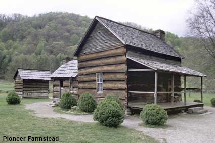 Pioneer Farmstead (main house), Great Smoky Mountains National Park, NC, USA