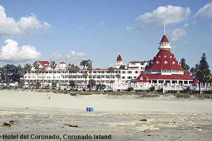Hotel del Coronado, Coronado Island, San Diego, CA, USA  Hotel del Coronado, Coronado Island, San Diego, CA, USA