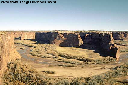  Tsegi Overlook west, Canyon de Chelly, AZ, USA