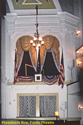 Presidents Box, Fords Theatre, 511 10th St, Washington DC, USA