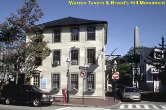  Warren Tavern & Breed's Hill Monument, Boston, MA, USA