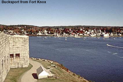 Bucksport from Fort Knox, ME, USA