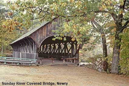 Sunday River Covered Bridge, Newry, ME, USA