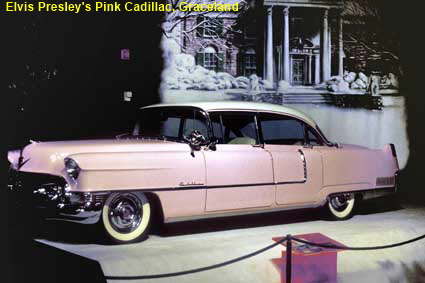 Elvis Presley's pink Cadillac, Graceland, Memphis, TN, USA  Elvis Presley's pink Cadillac, Graceland, Memphis, TN, USA