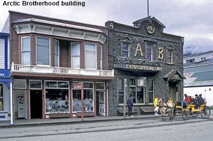 Arctic Brotherhood building, Skagway, AK, USA