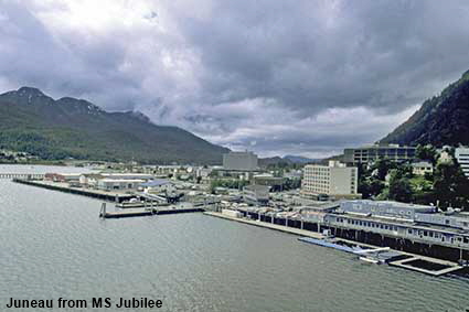Juneau from MS Jubilee, AK, USA
