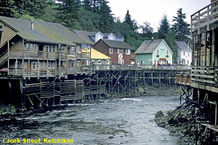 Creek Street, Ketchikan, AK, USA