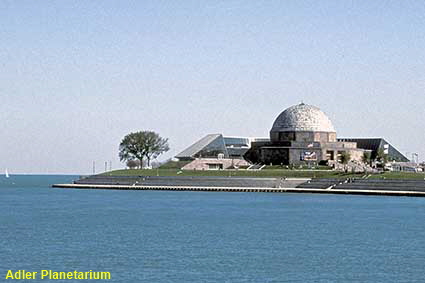 Adler Planetarium from Harbour Cruise, IL, USA
