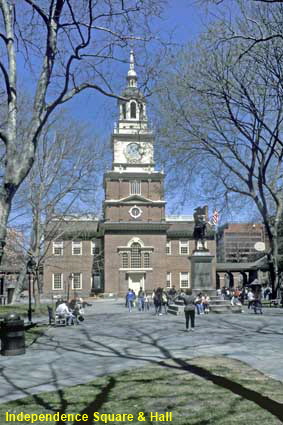  Independence Square & Hall, Philadelphia, PA, USA