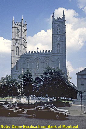 Notre Dame from Bank of Montr�al, Montr�al, Qu�bec, Canada