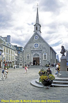  Place Royale & Notre Dame des Victoires, Qu�bec City, Qu�bec, Canada