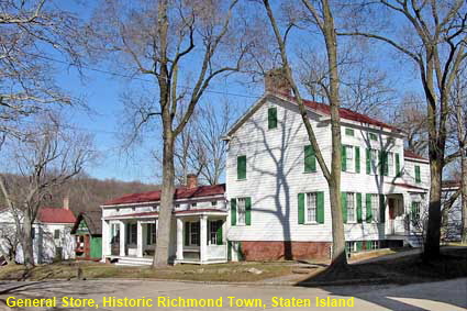  General Store, Historic Richmond Town, Staten Island, NYC, NY, USA