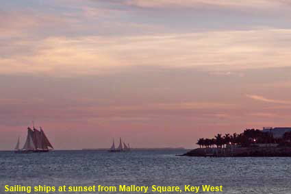 Sunset,  Mallory Square, Key West, FL, USA