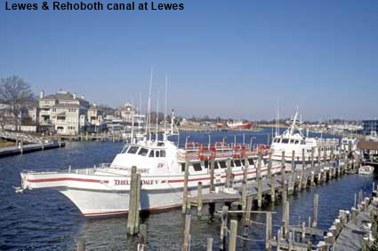 Lewes - Rehoboth canal at Lewes, DE, USA