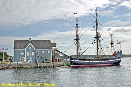 Replica of the 'Hector', Pictou, NS, Canada