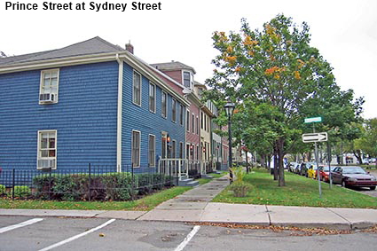 Prince Street at Sydney Street, Charlottetown, PEI, Canada Prince Street at Sydney Street, Charlottetown, PEI, Canada