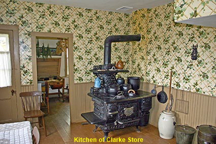  Kitchen, Clarke Store, Orwell Corner Historic Village, PEI, Canada