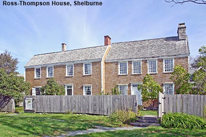  Exterior of Ross-Thompson House, Shelburne, NS, Canada