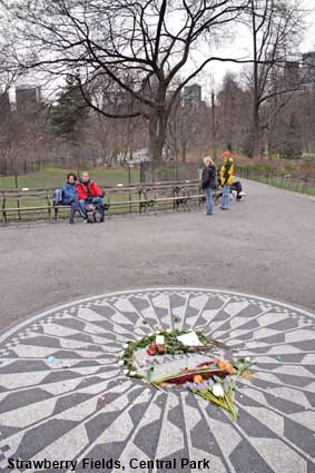  Strawberry Fields, Central Park, New York, NY, USA