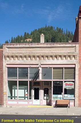 Former North Idaho Telephone Co building, Bank Street, Wallace, ID, USA Former North Idaho Telephone Co building, Bank Street, Wallace, ID, USA
