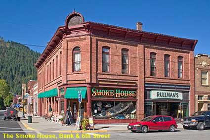 The Smoke House, Bank & 6th Street, Wallace, ID, USA  The Smoke House, Bank & 6th Street, Wallace, ID, USA