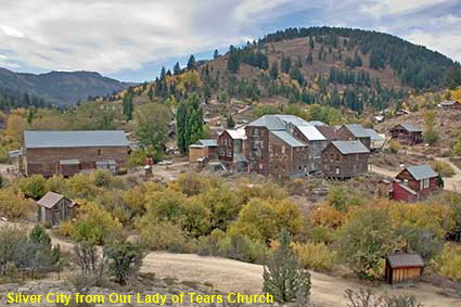 Silver City from Our Lady of Tears Church, ID, USA  Silver City from Our Lady of Tears Church, ID, USA
