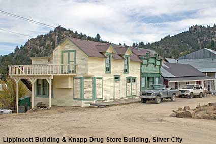 Lippincott Building, former Knapp Drug Store & former County Office Building, Silver City, ID, USA  Lippincott Building, former Knapp Drug Store & former County Office Building, Silver City, ID, USA
