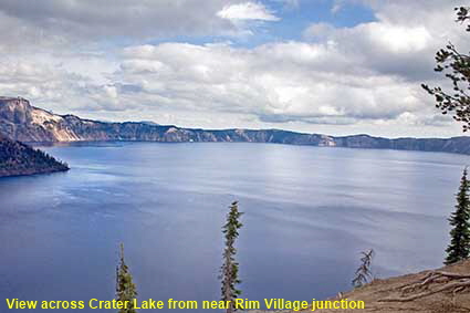  Crater Lake from near Rim Village junction, Crater Lake National Park, OR, USA