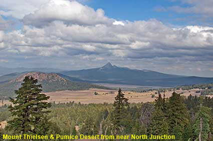  Mount Thielsen & Pumice Desert from near North Junction, Crater Lake National Park, OR, USA