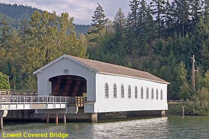  Lowell Covered Bridge (1945), OR, USA