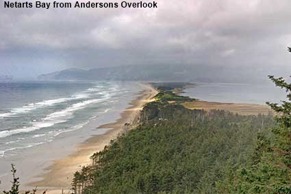 Netarts Bay from  Andersons Overlook, OR, USA