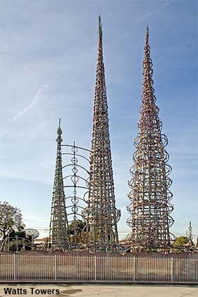 Watts Towers, Los Angeles, CA, USA