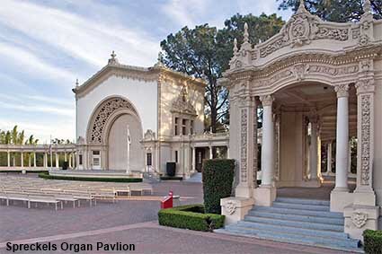 Spreckels Organ Pavlion, Balboa Park, San Diego, CA, USA  Spreckels Organ Pavlion, Balboa Park, San Diego, CA, USA