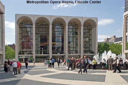 Metropolitan Opera House, Lincoln Center, New York, NY, USA