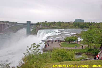  American Falls & Viewing Platform, Niagara Falls State Park,  NY, USA