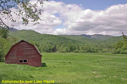  Adirondacks near Lake Placid at junction of Routes 73 & 9N, NY, USA