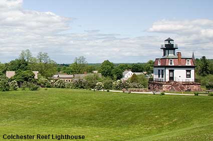 Colchester Reef Lighthouse, Shelburne Museum, VT, USA