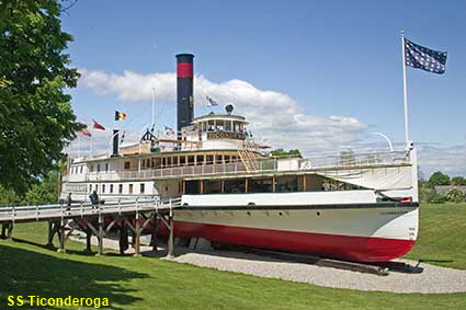  SS Ticonderoga, Shelburne Museum, VT, USA
