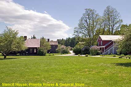  Stencil House, Prentis House & General Store, Shelburne Museum, VT, USA